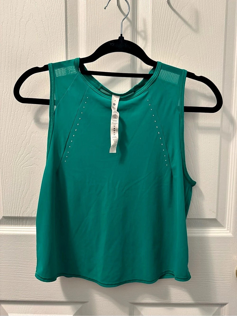 lululemon Sculpt Cropped Tank Top Green